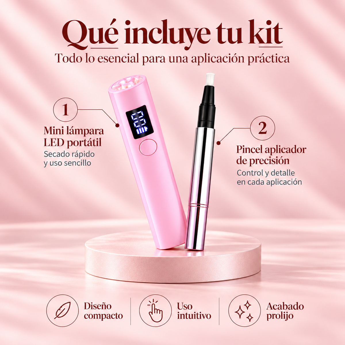 NAILA™ – Pincel de Esmalte de Gel